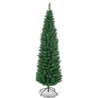 Arbre de Noël artificiel de neige de décoration d'arbre de de flocage mélangé de PVC PE avec des lumières de support en métal