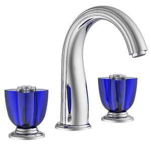 Rubinetto da Bagno UPC Classic Gooseneck Gold 8 Pollici in Ottone con Due Maniglie e 3 Fori per <span class=keywords><strong>Acqua</strong></span> Calda e Fredda - Product Image 6