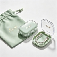 Ensemble d'emballage professionnel personnalisé pour aligneurs orthodontiques avec boîte portable, sacs pour aligneurs et rangement pour gouttières de rétention – Vente en gros