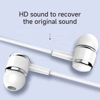 Auriculares estéreo intrauditivos con cable E5 de 1,2 M con micrófono Jack de 3,5mm, auriculares para juegos para teléfonos móviles y PC para música y audio