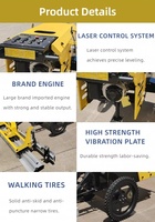 Machine à lisser le béton au laser à essence largement utilisée, efficace, avec moteur pour les machines de construction