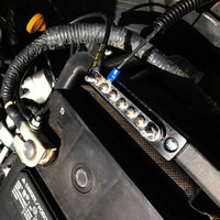 Barres omnibus en cuivre 5 voies 12V 24V 100A, borniers de distribution d'énergie automobile PA66+Cuivre