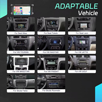 Autoradio Android Podofo 8 pouces 6+128 Go avec écran CarPlay pour VW Seat Skoda, autoradio sans fil CarPlay Android Auto WiFi GPS