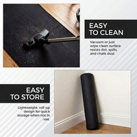 Tapis de fléchettes professionnel Huoxi robuste avec service de découpe en caoutchouc de qualité industrielle de 3 mm d'épaisseur, absorbant les chocs et anti-déformation