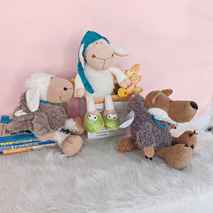 Peluche Morbido e Carino a Forma di Pecora, <span class=keywords><strong>Lupo</strong></span> in Pelle di Pecora, Giocattolo per Bambini, Regalo per Ragazze - Product Image 4