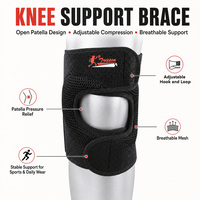 Genouillère respirante en néoprène, attelle de compression pour le genou, protection des articulations, bande rotulienne ultra-fine, équipement de protection sportive