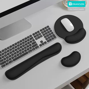 Biểu tượng tùy chỉnh cổ tay phần còn lại mouse pad Bộ nhớ bọt Non-Slip Bàn phím cổ tay phần còn lại miễn phí thiết kế mini cao su cổ tay phần còn lại cho văn phòng máy tính - Product Image 6