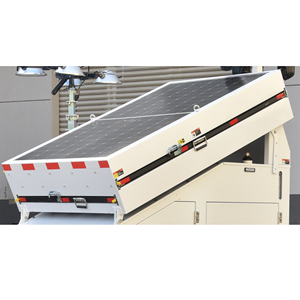 <b>Solar</b> Energy Assembly Three <b>Panels</b> Mibile Surveillance Trailer - Product Image 2