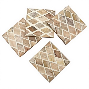 Best Selling Classic Elegant Wood Resin <b>Coasters</b> Custom Logo Table Decor <b>Coasters</b> Mats Pads Premium Quality <b>Drinking</b> <b>Coasters</b> - Product Image 1