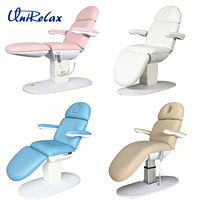 Table de massage électrique chauffante de luxe moderne et réglable pour spa, salon de beauté, podologie médicale, esthétique et soins esthéticiens