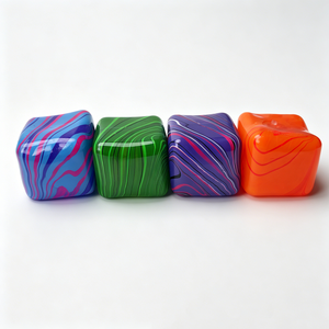 Jouets sensoriels de décompression en plastique colorés en forme de carré, à presser, pour le confort musical des étudiants et du personnel de bureau - Nouveauté transfrontalière - Product Image 3