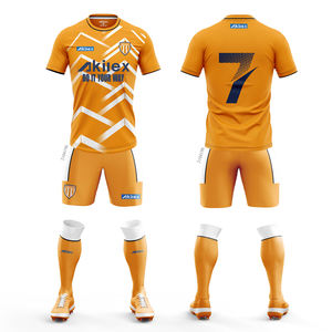 Akilex足球俱乐部来样定做高品质快干透气全队套装足球服套装 - Product Image 3