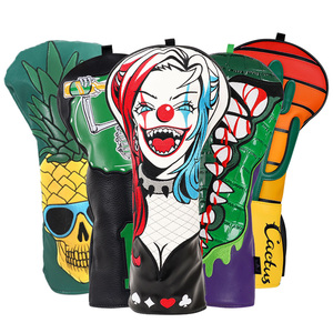 Funda de cuero PU de buena calidad para palos de golf, accesorios de golf, regalo al por mayor, funda para la cabeza del palo de golf. - Product Image 5