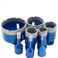 Ensemble de forets diamantés bleus et de lames de scie multi-tailles pour le perçage du métal avec garantie d'un an et personnalisation ODM