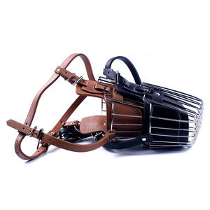 Fournitures pour animaux De compagnie respirant chien muselé bouche cale-pieds chien couverture de bouche durable prévenir les morsures chien museau - Product Image 6