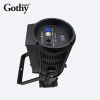 Projecteur Gobo 150W Leko LED DMX, lumières de projection activées par le son, mélange de couleurs RGBW, CRI 90 élevé, angle de faisceau large, indice de protection IP33