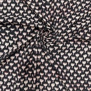 Tela de Algodón Estampada a Mano para Confección de Vestidos - Product Image 3