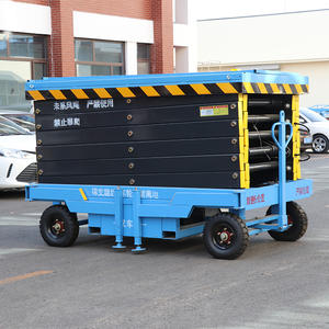 Plataforma Elevadora de Tijera Semiautomática de 6m, 8m, 10m, 12m, 14m, Elevador Móvil, Andamio Hidráulico - Product Image 3