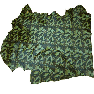 Echte Camouflage Lederen Stof Paardenbont Bedrukt Voor Kleding Voor Schoenen Meubelbank Handtassen Bagage En Kostuums - Product Image 2