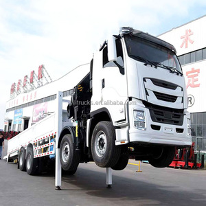 Gru Pieghevole ISUZU Giapponese, Manipolatore ISUZU 8x4 16 Tonnellate, Gru Montata su Veicolo a 5 Sezioni 360° °   Gru a Braccio Girevole Pieghevole da 20T - Product Image 5