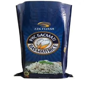 Sacos de embalagem tecido pp laminados bopp para farinha de milho farinha de trigo arroz embalagem saco de 25kg 50kg