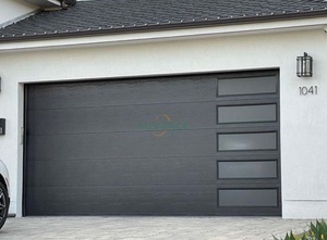 <span class=keywords><strong>Porte</strong></span> <span class=keywords><strong>de</strong></span> <span class=keywords><strong>garage</strong></span> inclinable en acier robuste avec isolation en mousse PU pour villa résidentielle - Product Image 6