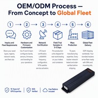 Localizador GPS con Energía Solar, Resistente al Agua IP67, Dispositivo de Rastreo 4G Lorawan para Barcos, Camiones y Embarcaciones con Localización BeiDou