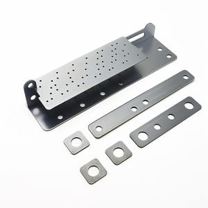 Fabricación de Chapa Metálica de Precisión Personalizada, Placa de Montaje Perforada con Soporte, Corte Láser, Piezas de Acero Galvanizado - Product Image 1