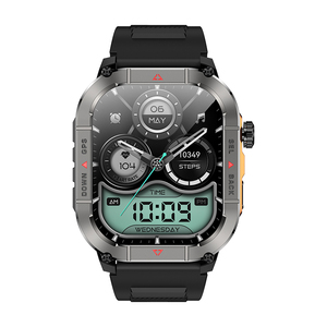 Montre connectée HK84 avec NFC, boussole, écran AMOLED carré de 1,95 pouce, suivi de la fréquence cardiaque, du sommeil et de la santé, tracker d'activité physique - Product Image 2