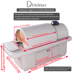 Moderner Ganzkörper-Therapie Dampf-Schönheits-Massagetisch für Schwitz- und Moxibustions-Anwendungen im Wohnzimmer, Hotel oder Schlafzimmer - Product Image 6