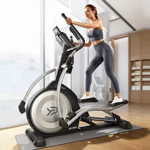 YPOO 52cm büyük adım mesafe spor eliptik eğitmen makinesi 11kg volan ticari eliptik E3 YPOOFIT APP ile