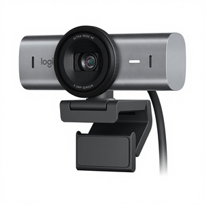Nouveau pour <span class=keywords><strong>Logitech</strong></span> MX <span class=keywords><strong>Brio</strong></span> <span class=keywords><strong>4K</strong></span> Ultra HD : Système de visioconférence avec réglage intelligent de la lumière et obturateur de confidentialité intégré - Product Image 1