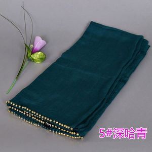 Pañuelo Hijab Musulmán de Viscosa Árabe Liso al por Mayor para Mujer con Piedras - Product Image 5