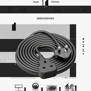 BS tiêu chuẩn người Anh ngoài trời mở rộng dây điện ổ cắm nữ cuối và UK nam cắm - Product Image 2