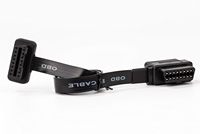 Cable de diagnóstico de camión automotriz OBD II OBD2 1 macho 2 hembra divisor de cinta de paso de 2 pies con conductor de cobre