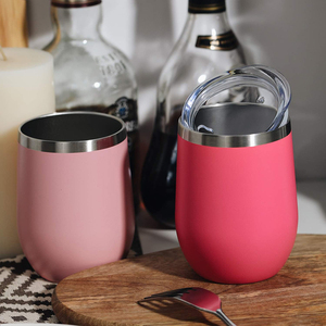 Vaso de Vino Premium de Acero Inoxidable con Aislamiento al Vacío de Doble Pared de 12 oz con Tapa para Fiestas al Aire Libre y Regalos, Logotipo Personalizado Disponible - Product Image 6
