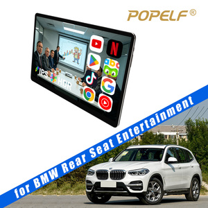Moniteur d'appuie-tête de voiture 13,3 pouces, écran tactile Full HD 8 cœurs, double WiFi BT, lecteur tablette pour siège arrière, support réglable, compatible TV de voiture pour BMW - Product Image 1