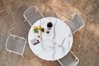 Brikley HPL imperméable ignifuge compact stratifié surface solide design moderne extérieur hôtel dessus de table 1 an prix d'usine