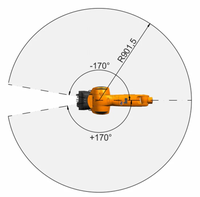 Robot de soudage automatique KUKA KR 6 R900 Sixx à 6 axes avec PLC et moteur, torche de soudage TBI et soudeuse Magmeet, charge utile de 6 kg, IP54