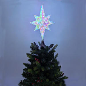 ฟิล์ม PET สีสันสดใส ขนาด 11-13 นิ้ว สำหรับตกแต่งยอดต้นคริสต์มาส พร้อมไฟ LED ส่องสว่าง สำหรับตกแต่งบ้านและงานปาร์ตี้ - Product Image 5