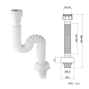 <span class=keywords><strong>Manguera</strong></span> <span class=keywords><strong>de</strong></span> Desagüe Flexible para <span class=keywords><strong>Lavabo</strong></span> <span class=keywords><strong>de</strong></span> Baño y Cocina, <span class=keywords><strong>Manguera</strong></span> <span class=keywords><strong>de</strong></span> Desagüe ABS G1 1/4, Venta al por Mayor <span class=keywords><strong>de</strong></span> Fábrica - Product Image 2