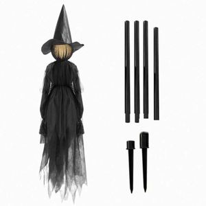 Halloween Scaring <b>Witch</b> Ghost Props Gauze Ghost Horror Hanging <b>Decorations</b> Halloween <b>Decorations</b> - Product Image 1