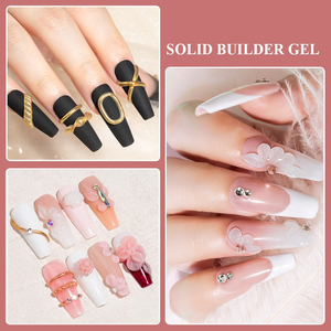 Gel d'extension sans douleur pour ongles moulage <span class=keywords><strong>Nude</strong></span> White Pink Pain <span class=keywords><strong>Free</strong></span> Builder Extension Gel - Product Image 6