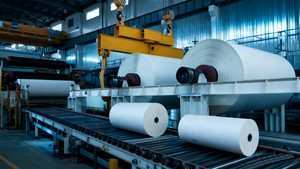 55gsm Thermal Paper Jumbo Roll 795mm x 8000m Mother Roll BPA Free Virgin Pulp For POS ATM Slitting and Converting - Product Image 3
