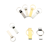Clé USB promotionnelle en métal 2.0, clé mémoire flash, clé USB avec porte-clés