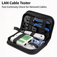 Pince à sertir professionnelle sans fil pour câbles réseau, en acier à haute teneur en carbone, kit d'outils informatiques OEM pour le sertissage de fiches modulaires
