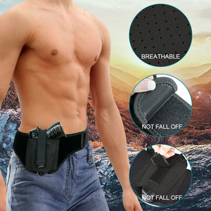 Tactische Riem Holster Elastische Brede Riem Outdoor Jacht Holster Draagbare Tailleband Verborgen Pistool Holster Funda Oculta Del Cinturon - Product Image 6