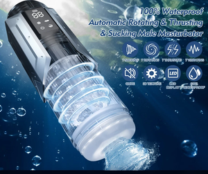 2026 Meilleures ventes Pocket Pussies 7 fonctions de poussée, rotation, vibration et succion, masturbateurs automatiques mains libres pour hommes - Product Image 3