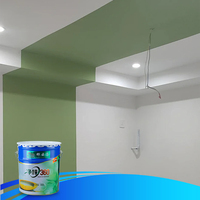 Peinture murale liquide en émulsion acrylique écologique à base d'eau, couleurs personnalisées, application au pinceau, revêtement de construction