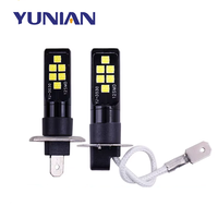 2 ampoules LED H1 H3 super lumineuses 3030 puissantes pour feux de brouillard et phares de voiture 12V